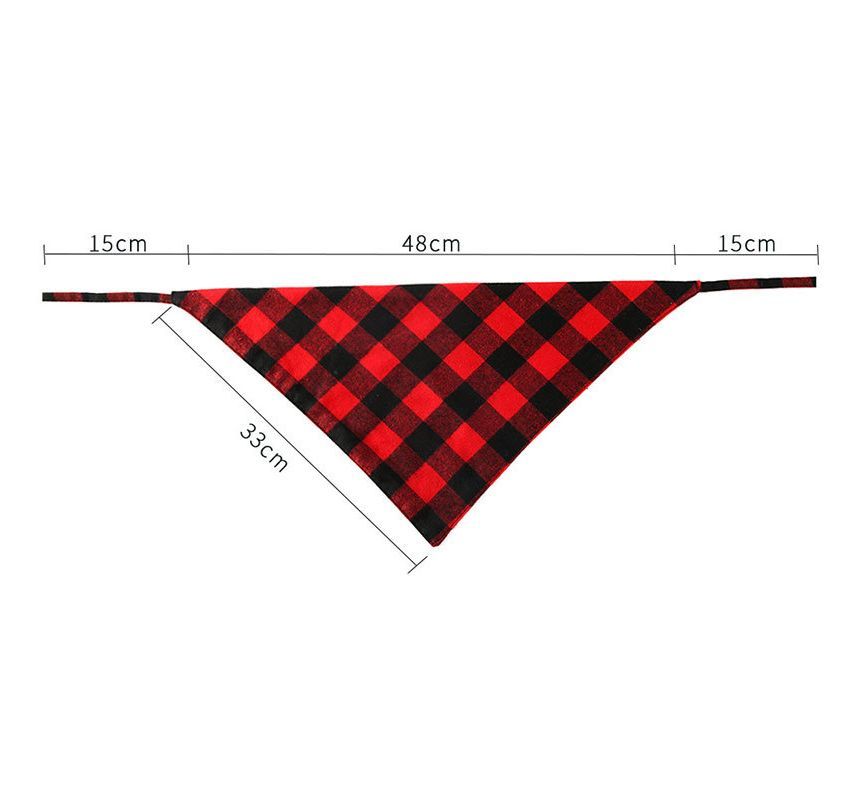 Everlupid - Checker Bandana Huisdierhalsband