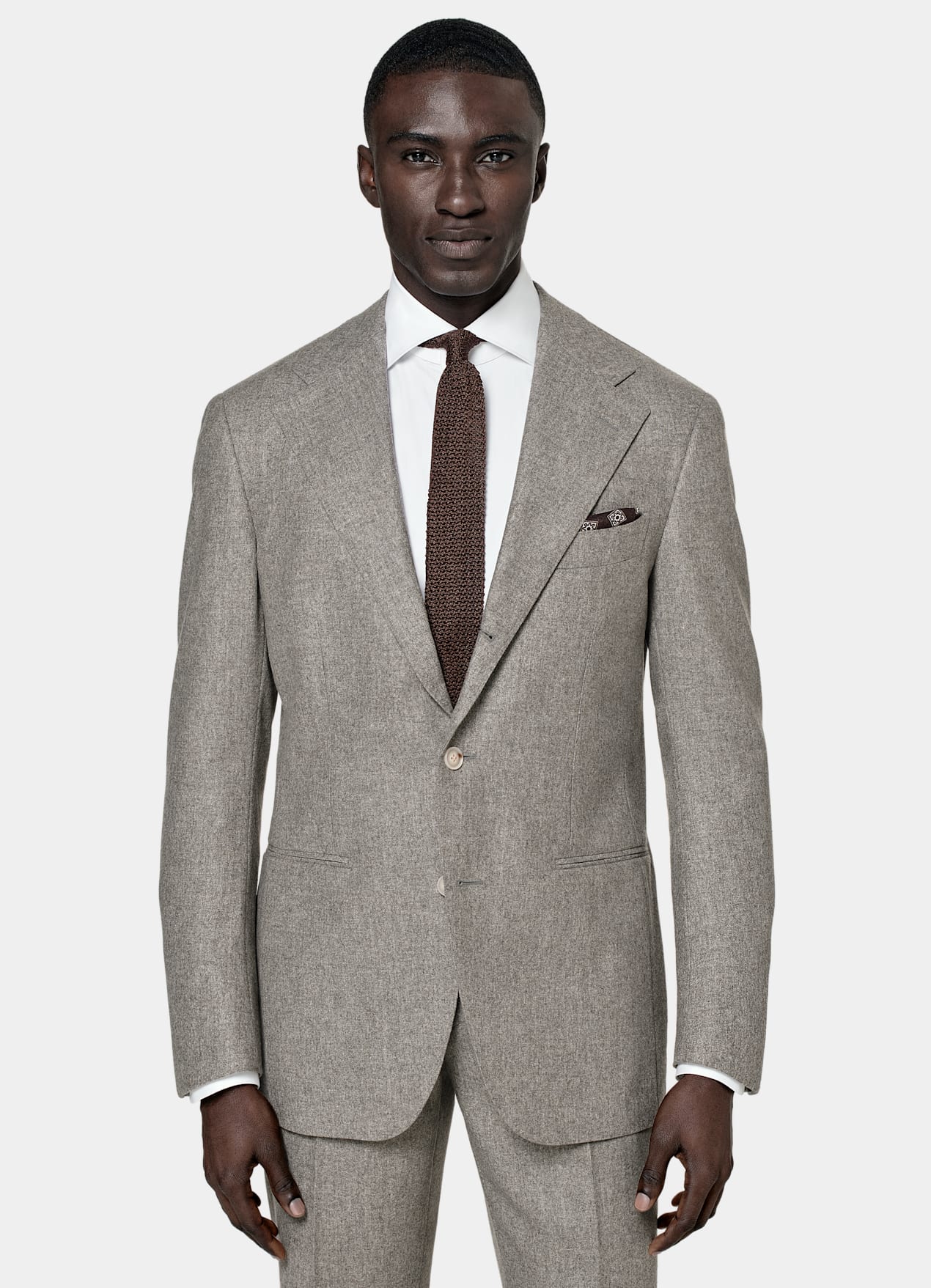 Costume Roma coupe Relaxed taupe