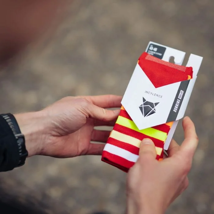 Incylence Unisex Strømper Running Levels Socks Rød