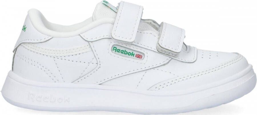 Reebok Club C 2v Sneaker Tennis Schoenen white glen green vector blue maat: 20 beschikbare maaten:20 21 22.5