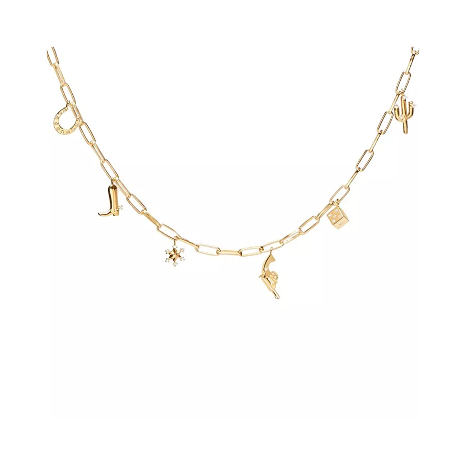 PDPAOLA Arizona Halskæde 18 kt. Forgyldt Sølv CO01-172-U