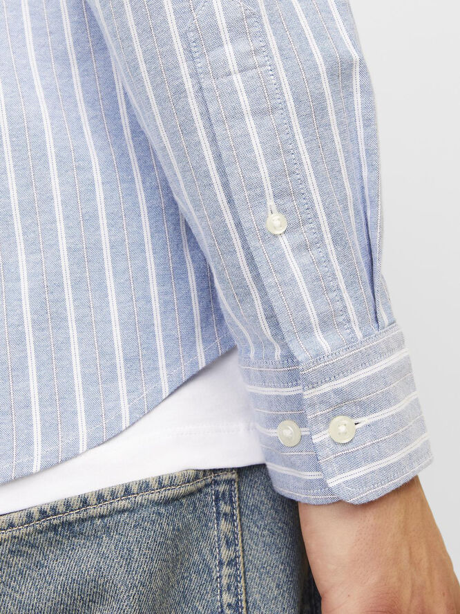 Jack & Jones JPRBROOK OXFORD SHIRT L/S NOOS Night sky/slim fit