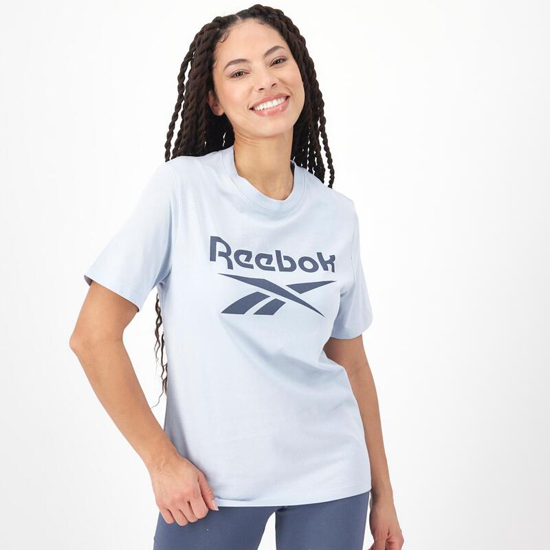 Camiseta Reebok com logo grande