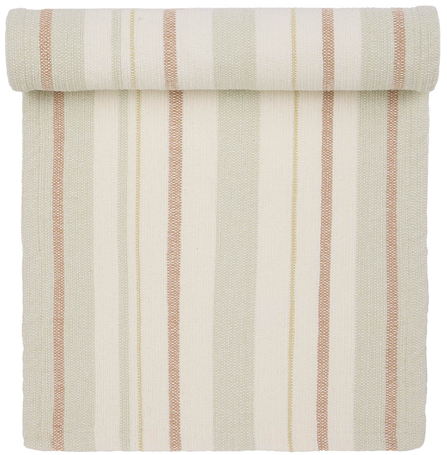 Bygdøy bordløper 40x120 cream/ grønn