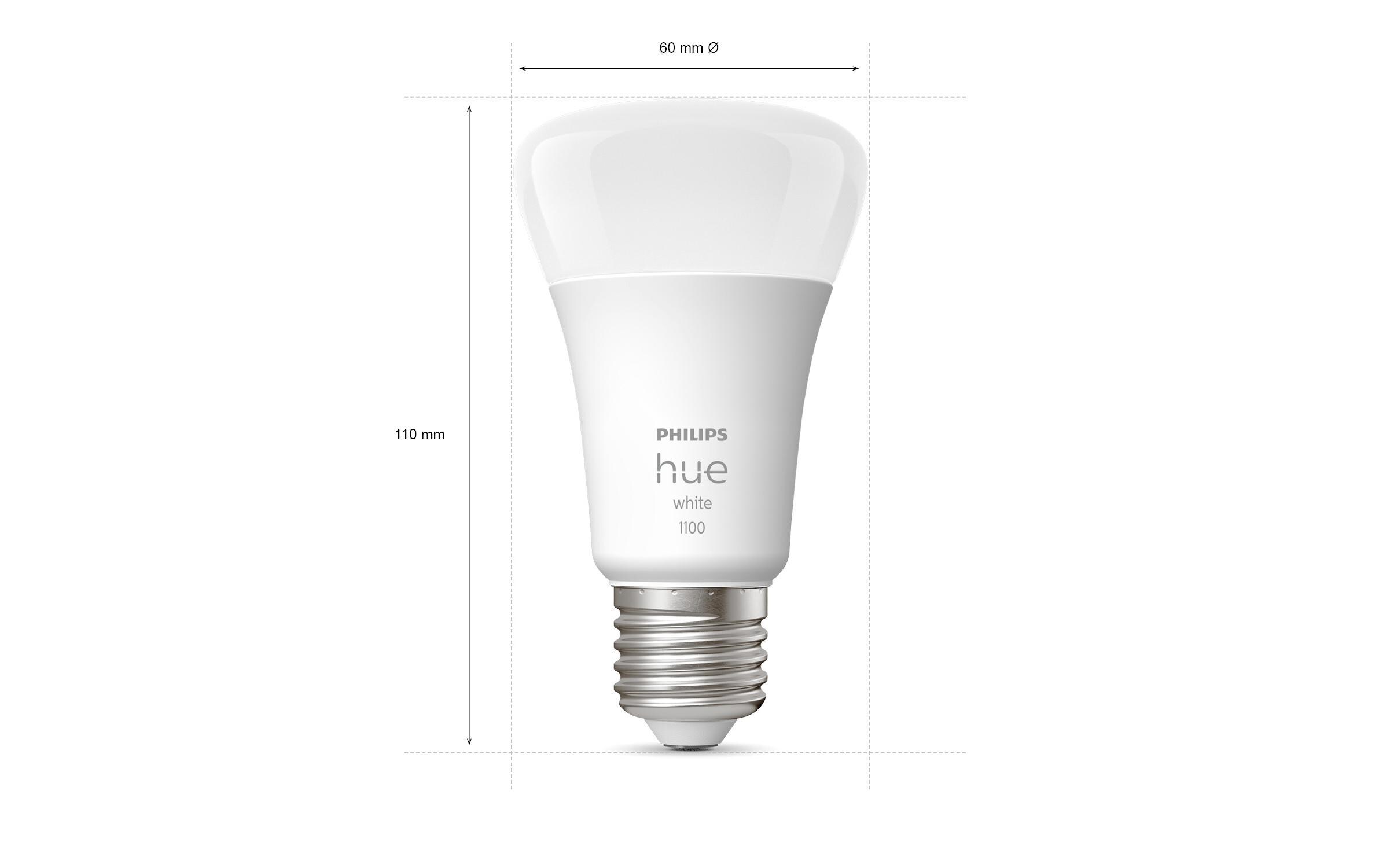 Leuchtmittel White E27 Einzelpack 1055 lm 9.5WPer Bluetooth steuerbares Hue E27-Leuchtmittel
