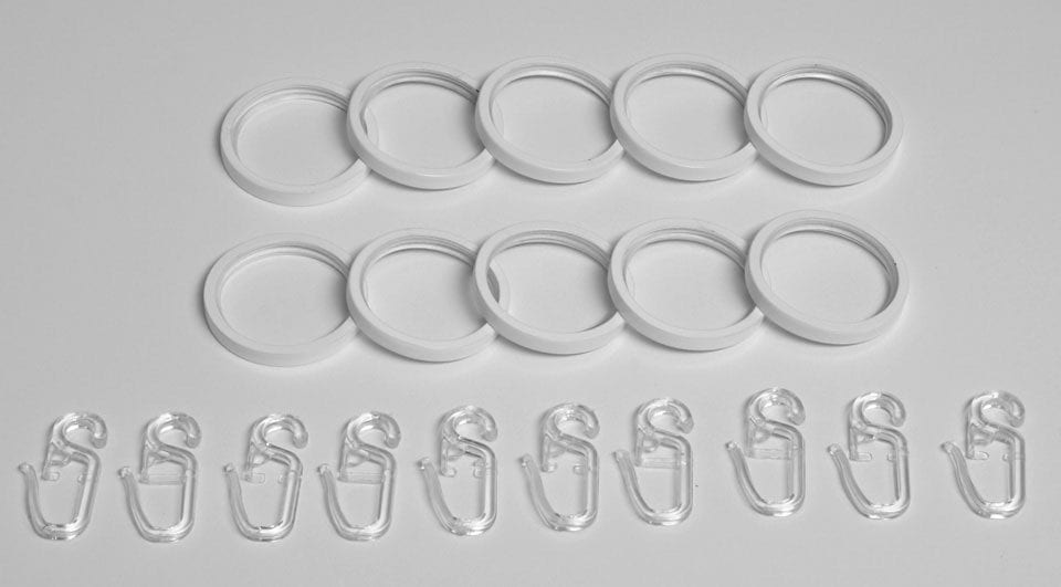 indeko Gardinenring für Vorhangstangen bis Ø 20 mm