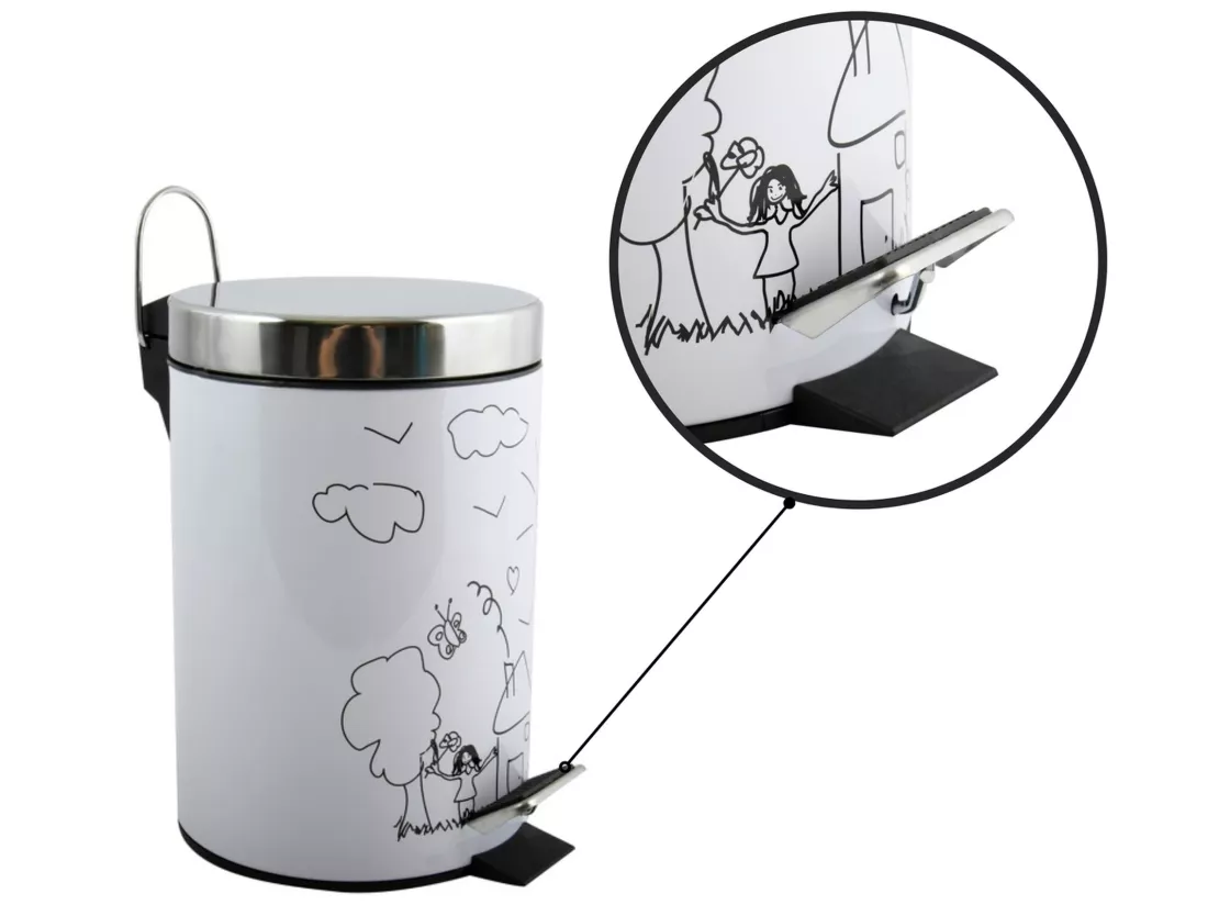 Poubelle 3l jardin d'enfant