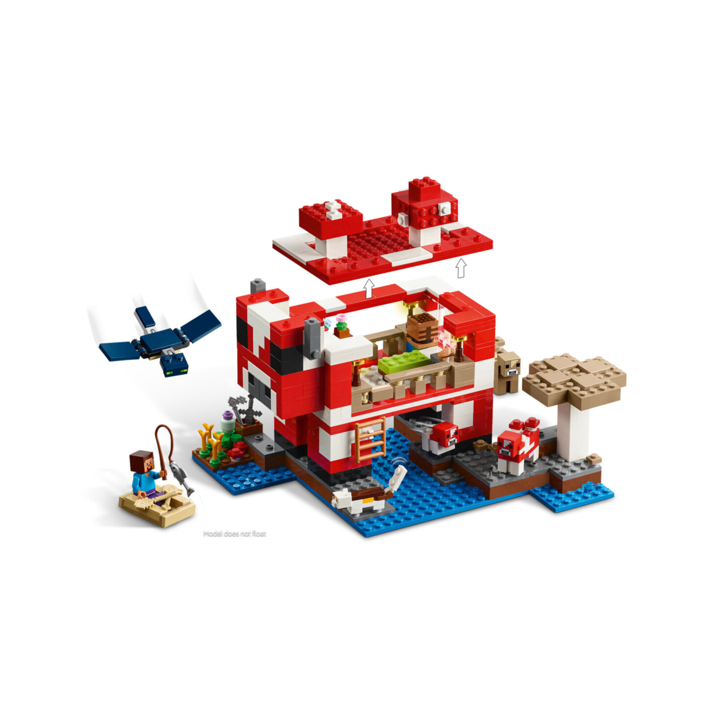 LEGO® Minecraft 21270 Das Pilzkuh-Haus ab 8 Jahren