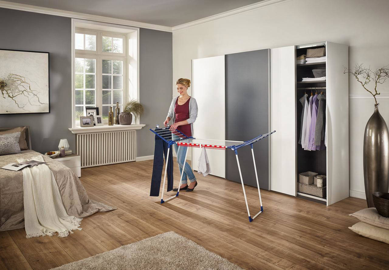 Leifheit droogrek Pegasus 150 Solid slim - 15 m drooglengte