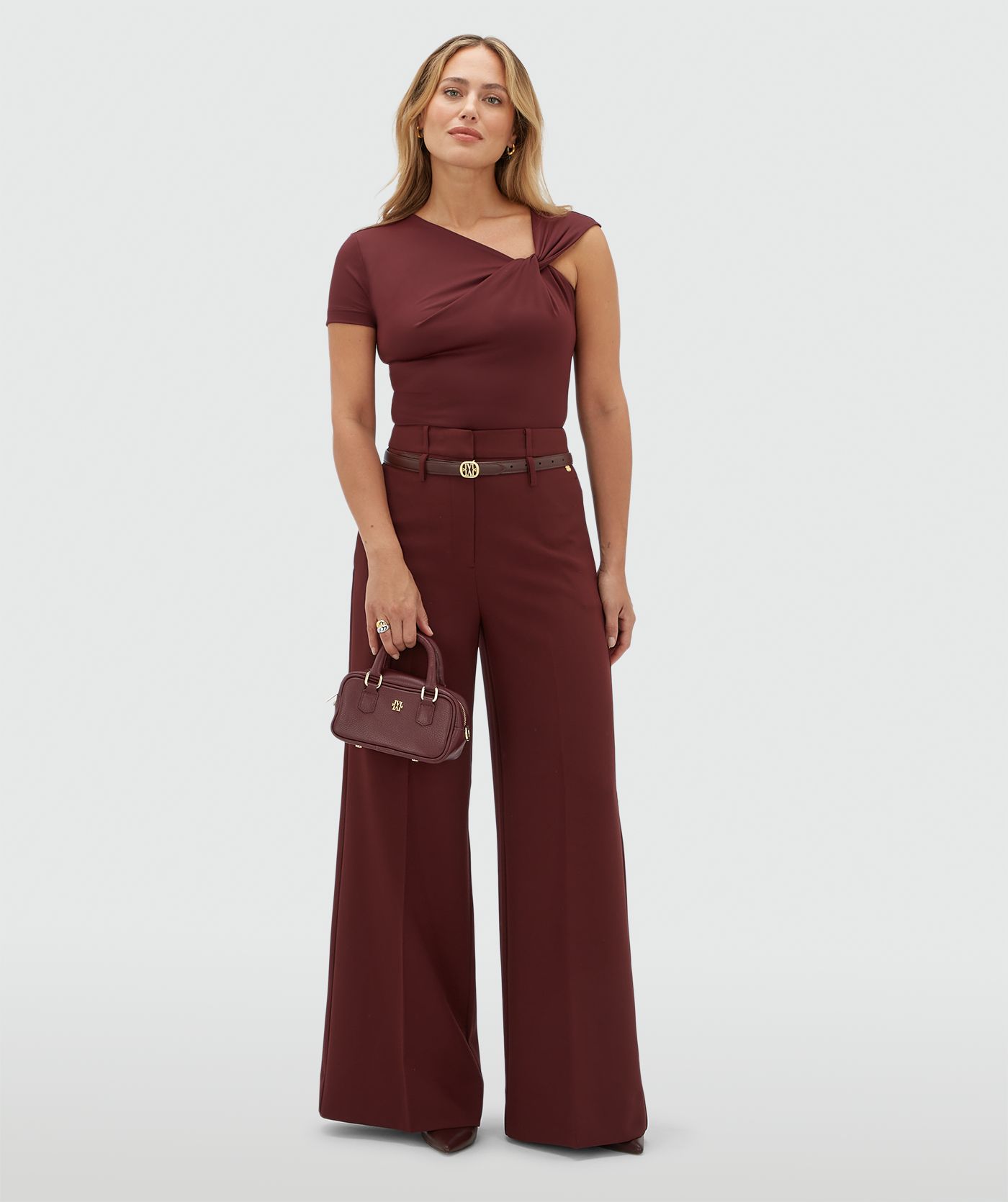 JV-LEVI slim fit body - burgundy