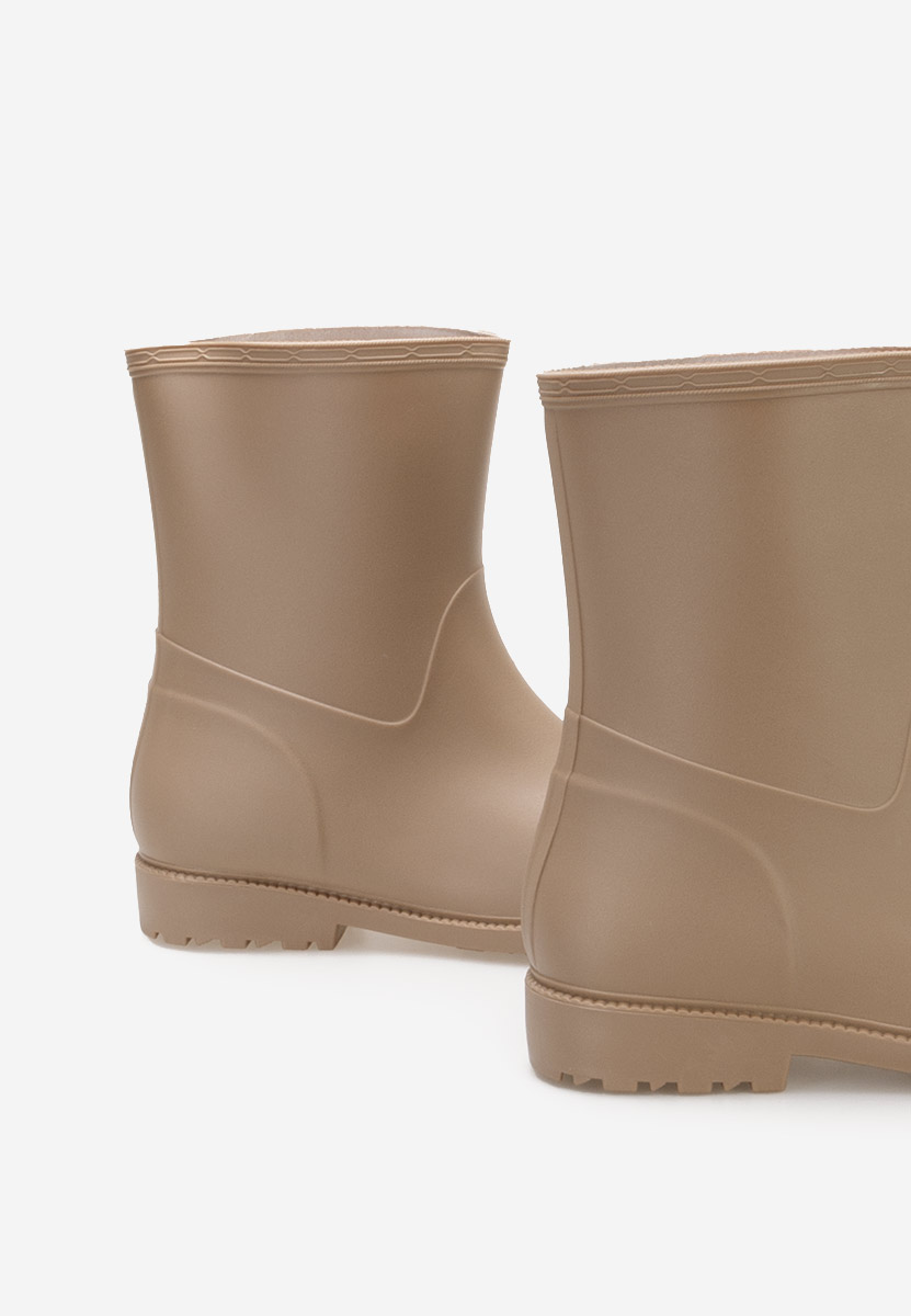 Bottines en caoutchouc kaki Themia