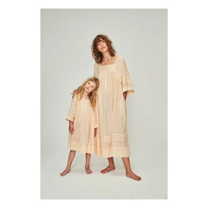 Faune Robe Lurex Senna | Rose pêche