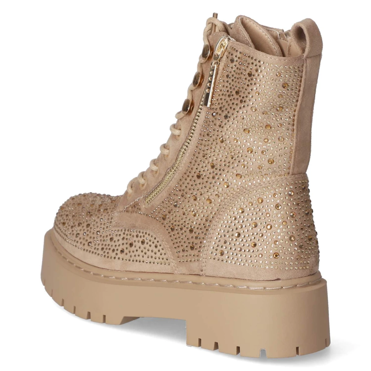 La StradaSchnürstiefeletten - beige micro/ stones