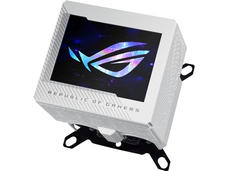 ASUS ROG Wasserkühlung ROG Ryujin III WB LCD White Edition CPU-Wasserblock mit 3.5