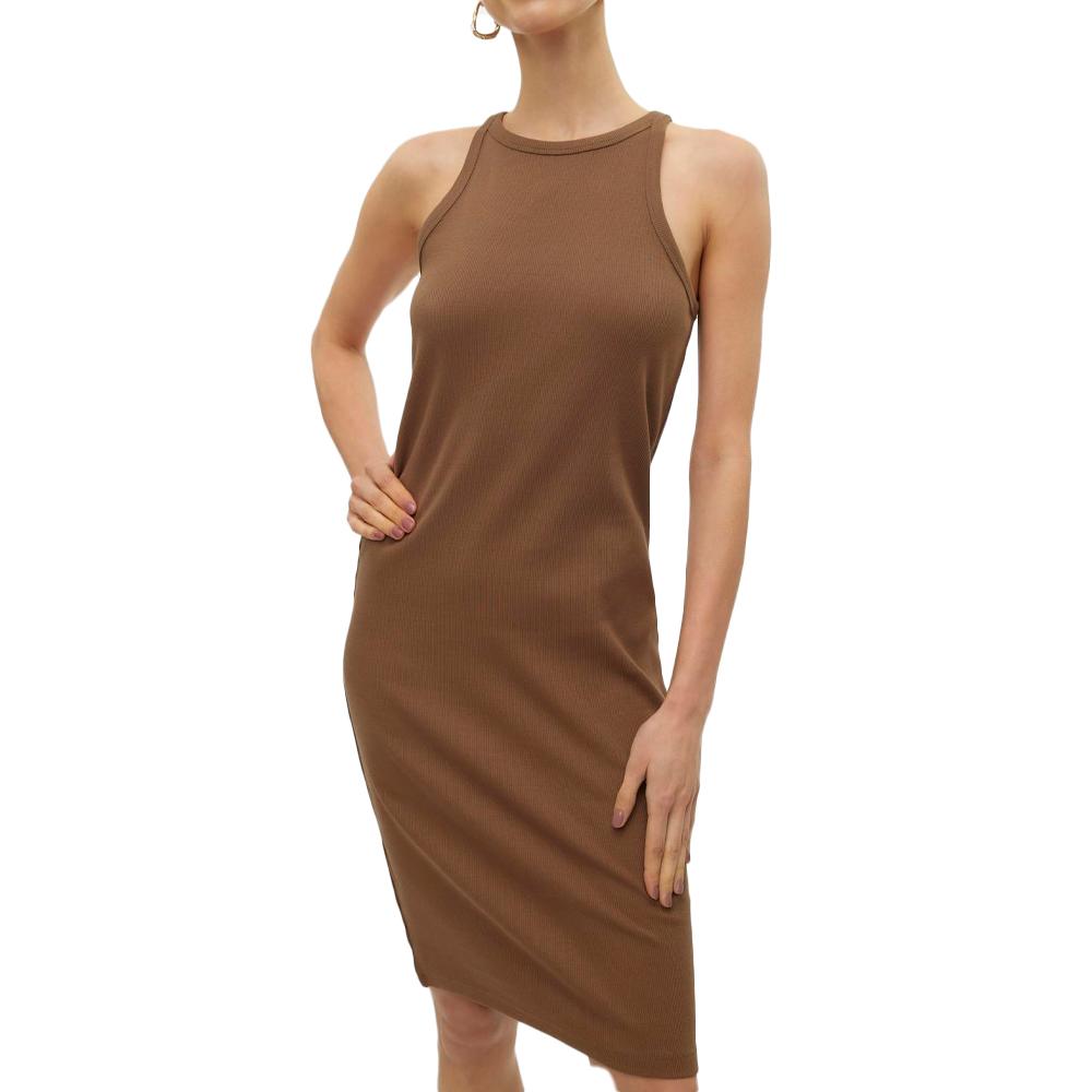 Vero Moda Robe Marron Femme Vero Moda Chloe