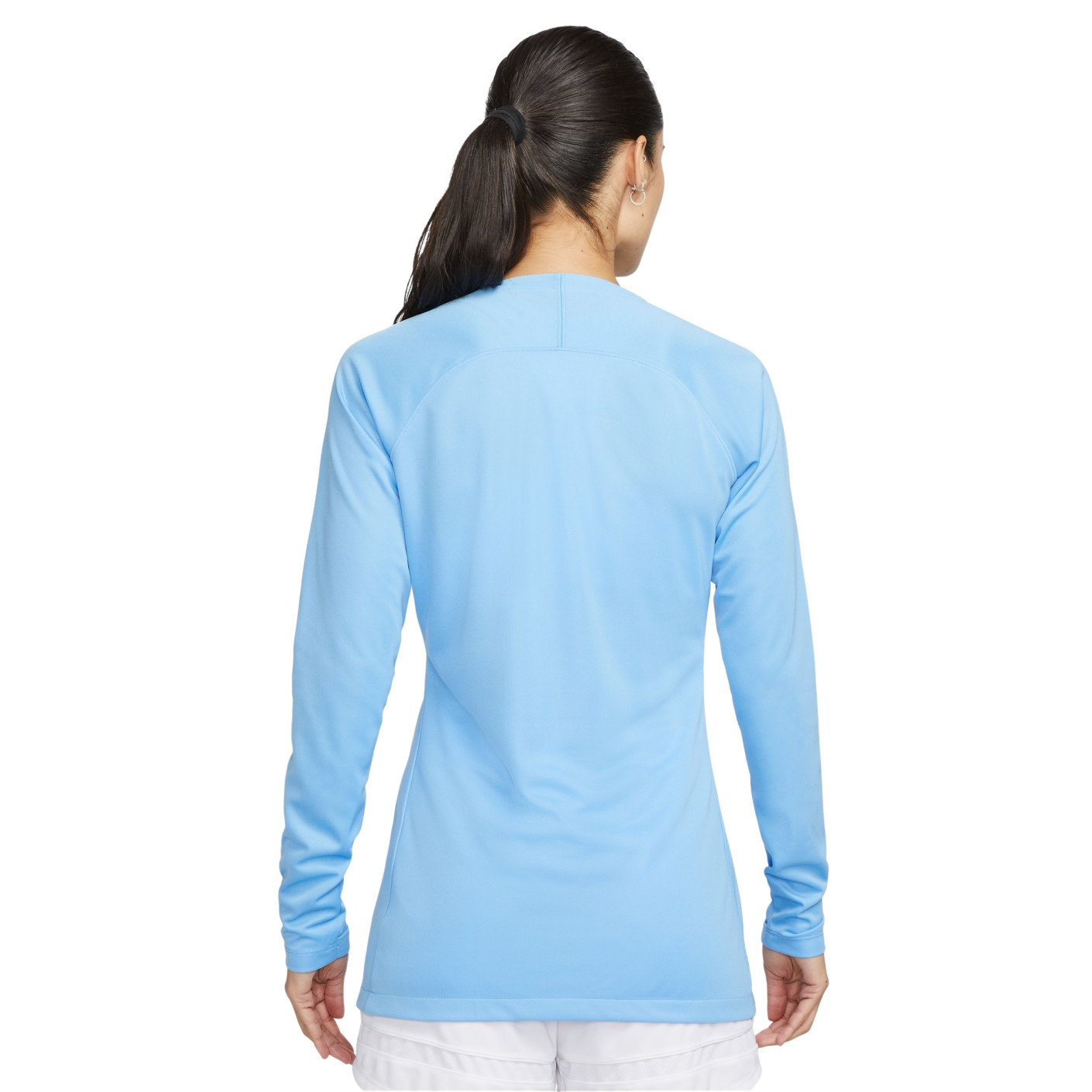 Nike Dri-Fit Park Ondershirt Lange Mouwen Dames Lichtblauw Wit