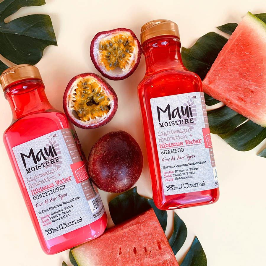 Maui Lightweight Hydration + Hibiscus Water Shampoo 385ml