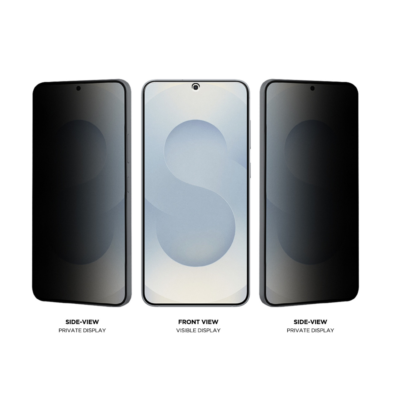 Samsung Galaxy S25 FE Mountain Glass Black Panzerglas 2.5D Privacy Displayschutz Case Friendly (EGMSP00345)
