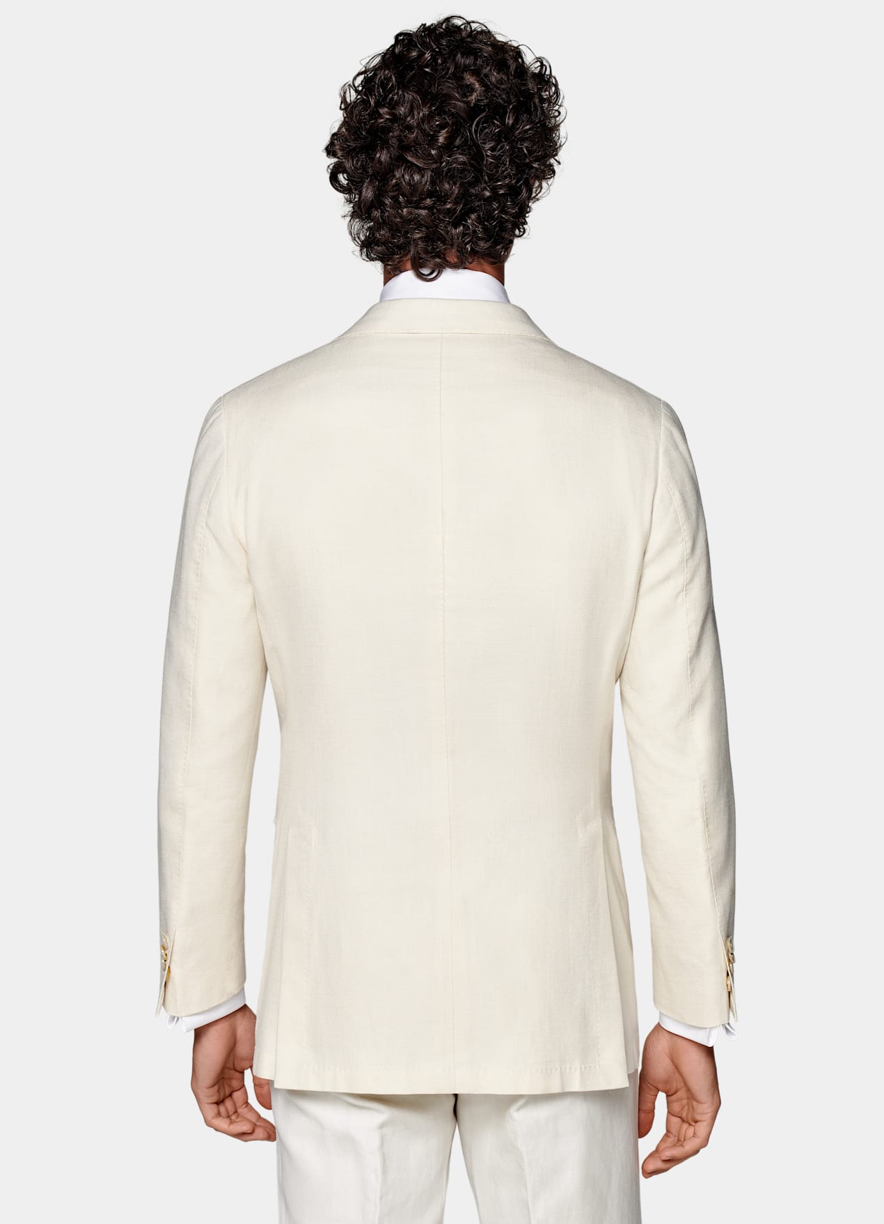 Veste de smoking Havana coupe Tailored blanc cassé