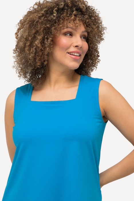 Longtop, Classic Fit, Carree-Ausschnitt, ärmellos