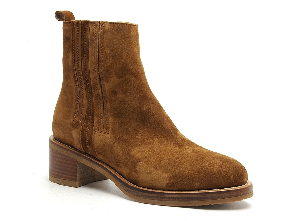 Alpe boots bottine talons femme 2617 marron