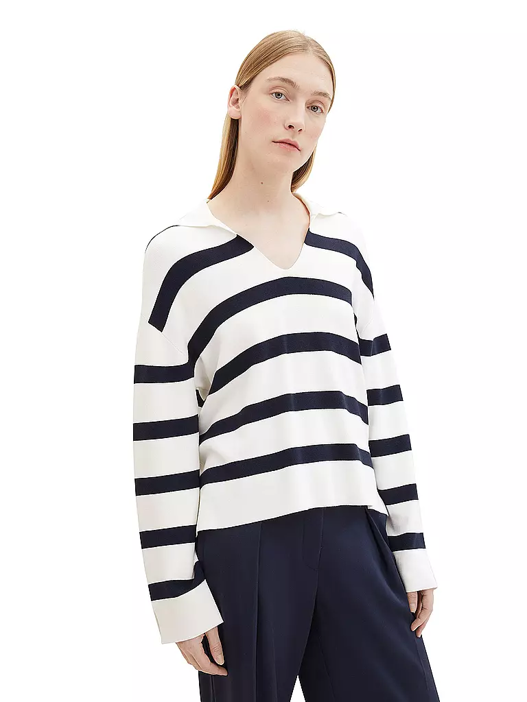 TOM TAILOR Pullover  weiss