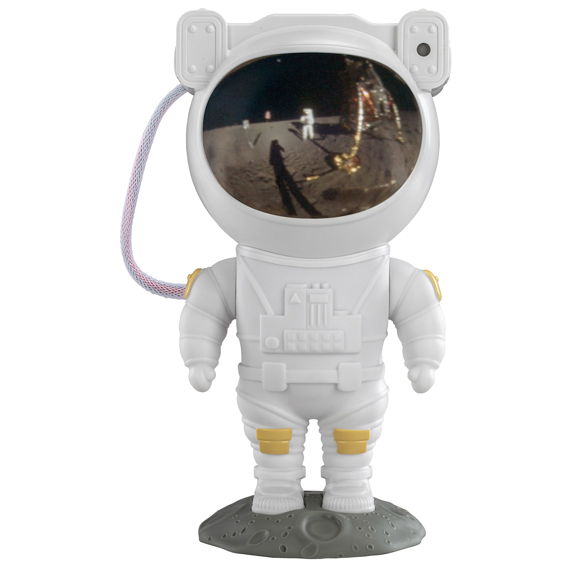Projektions-Nachtlicht ASTRONAUT - weiß - mit Fernbedienung