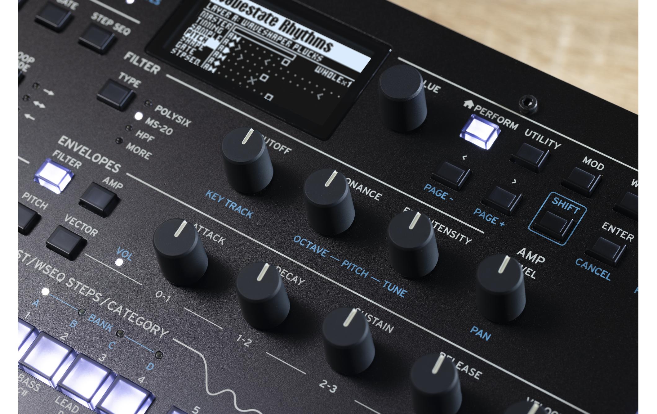 Synthesizer wavestate Module<br>Synthesizer mit Wellenabfolge