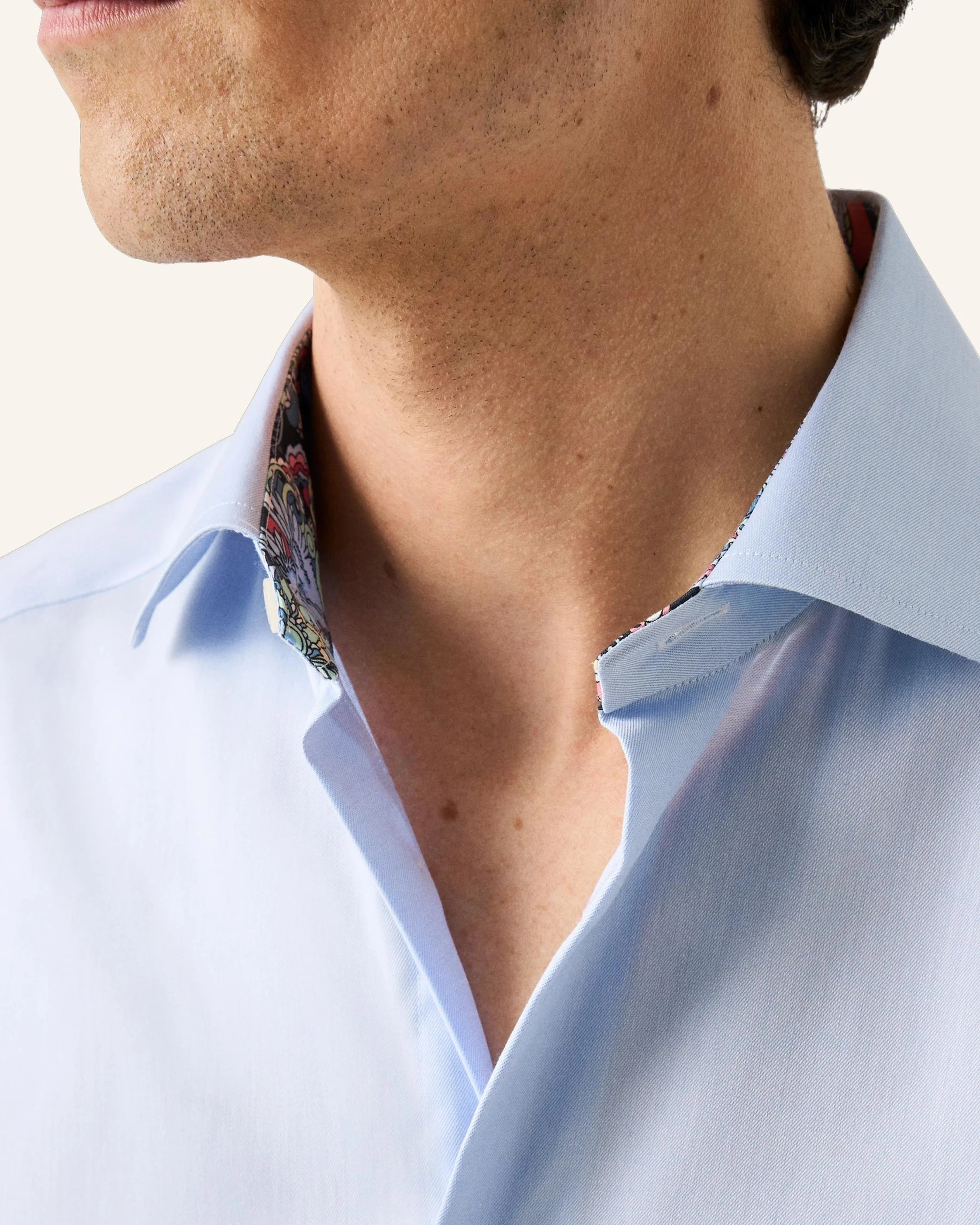 ETON Hemd Signature Twill Mit Kontraststoff Kragen Slim Fit
