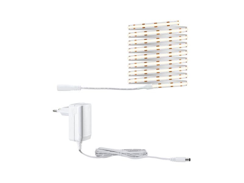 Paulmann LED-Stripe SimpLED Strip Set COB, 3000 K, 3 m, Wei LED Strip Full-Line COB Komplettset