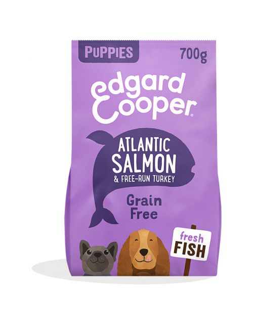 Edgard&Cooper Puppy Graanvrij Zalm&Kalkoen - Hondenvoer