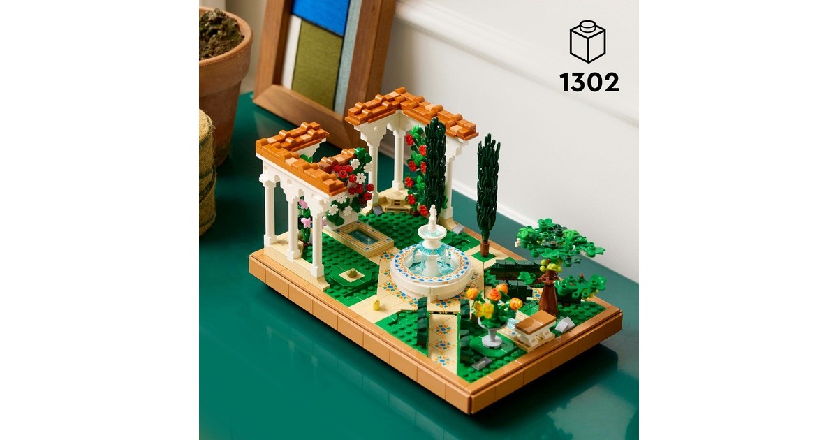LEGOIcons - Tuin met fontein Constructiespeelgoed  (10359)