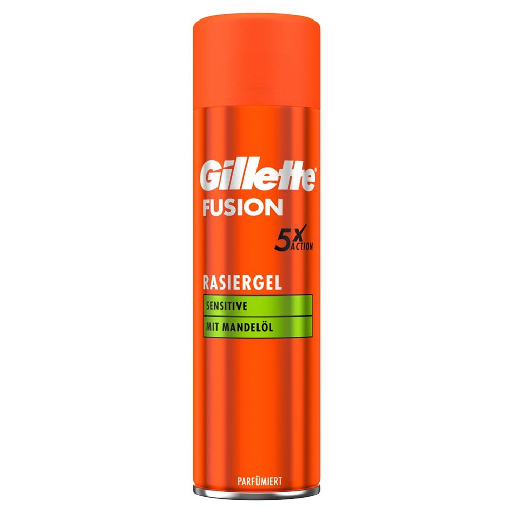 Gillette Fusion5 Sensitive Rasiergel<br>200 ml, Dose, Gel