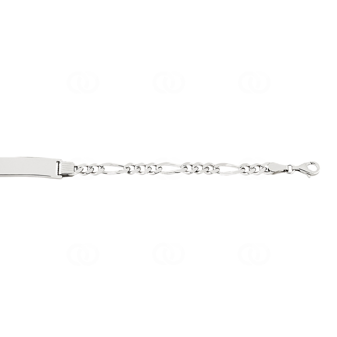 Gravurarmband Figaro 925 Silber 5.0mm