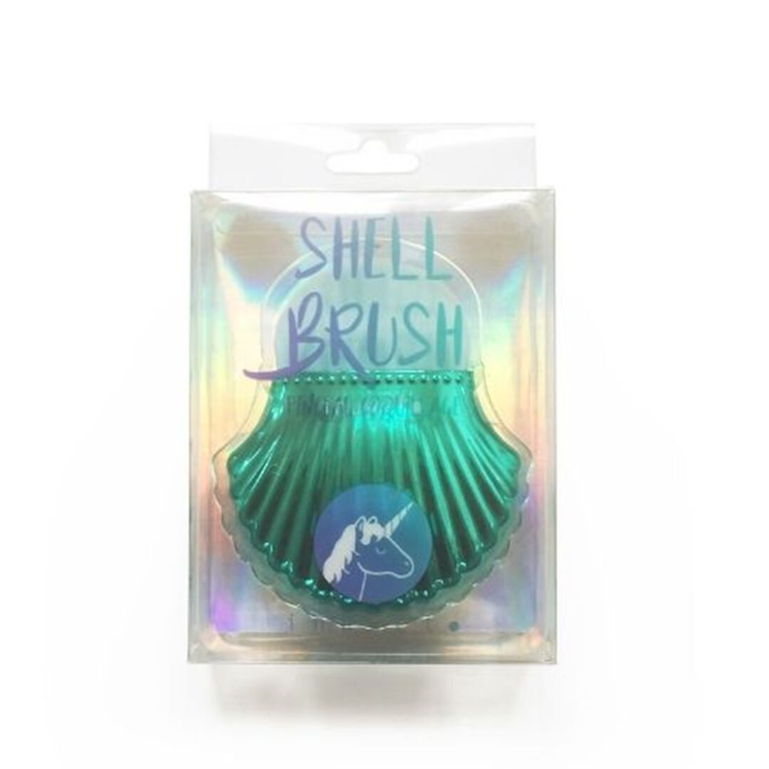 Shell Brush Turquoise - 1un