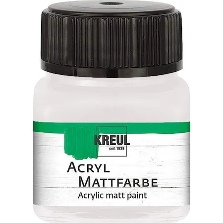 KREUL Acryl Mattfarbe Weiss 20 ml