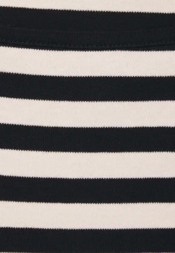 Shirt mit Streifen - Black