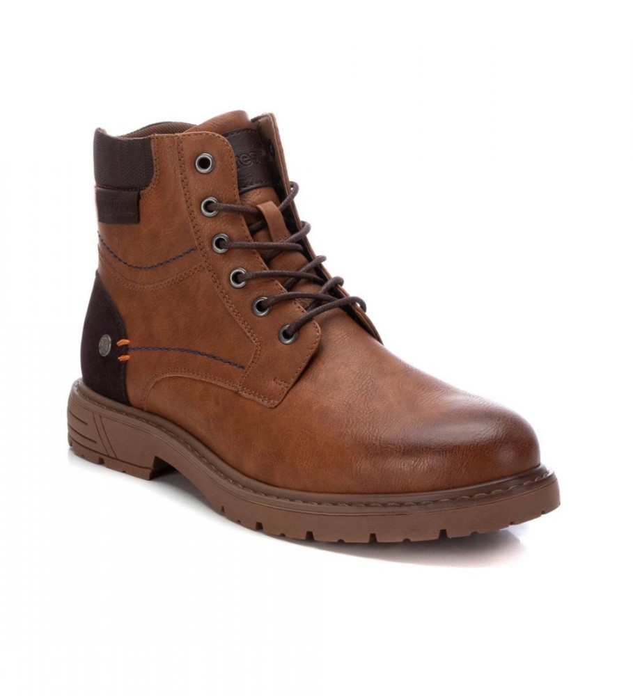 Botas de cano curto Refresh 171453 Marrom Claro