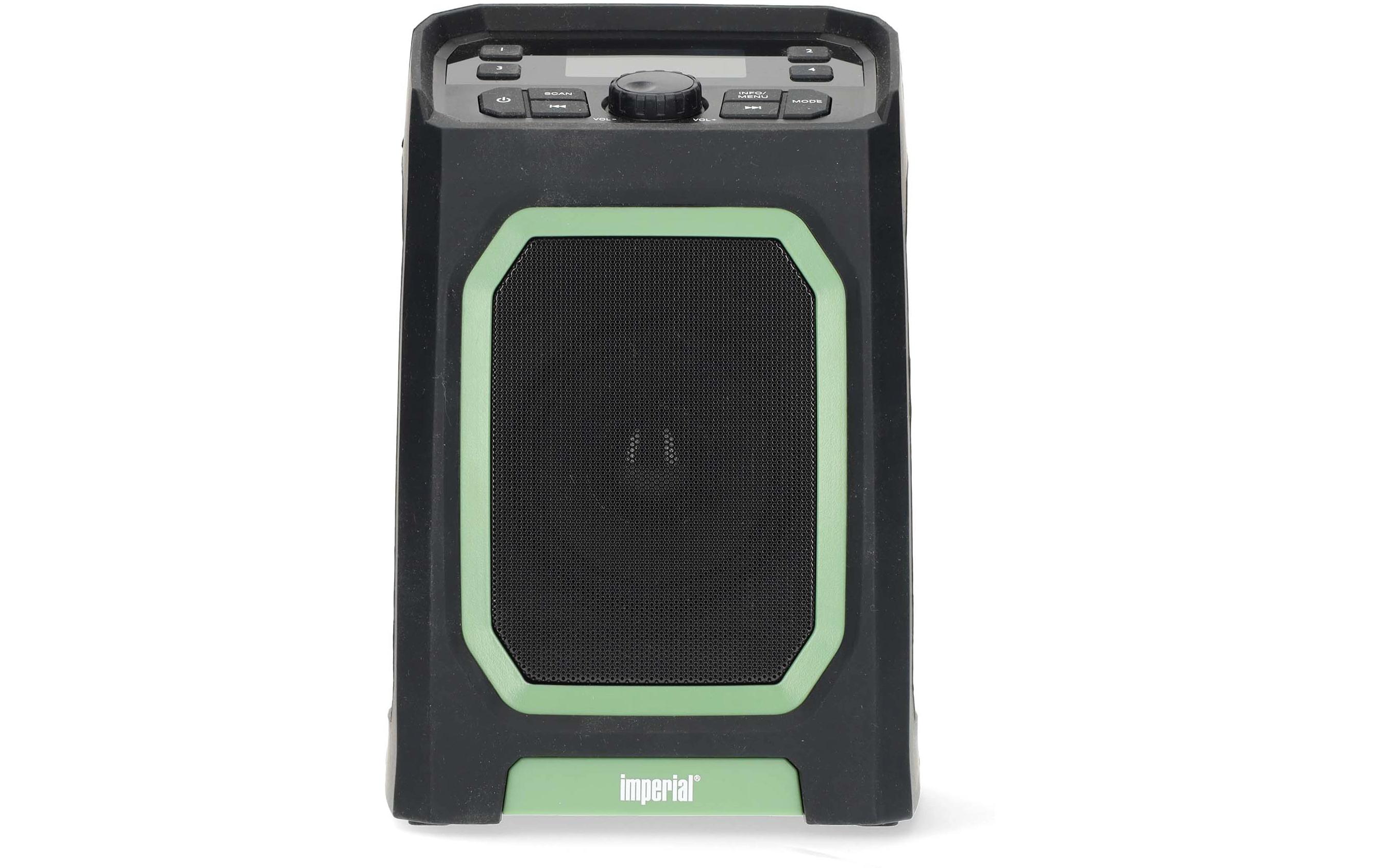 DAB+ Radio Dabman OR 5 Grün/SchwarzMobiles DAB+/FM-Aussenradio