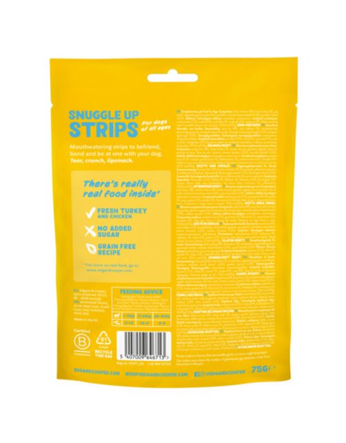 Edgard&Cooper Strips 75 g - Hondensnacks