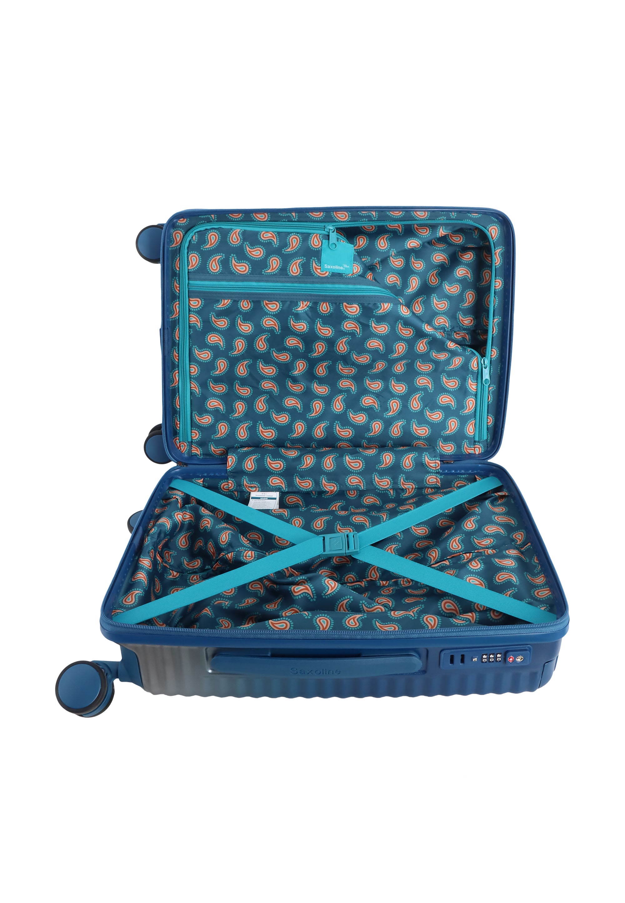 Saxoline Blue Elite 55 cm Reiskoffer - Blauw