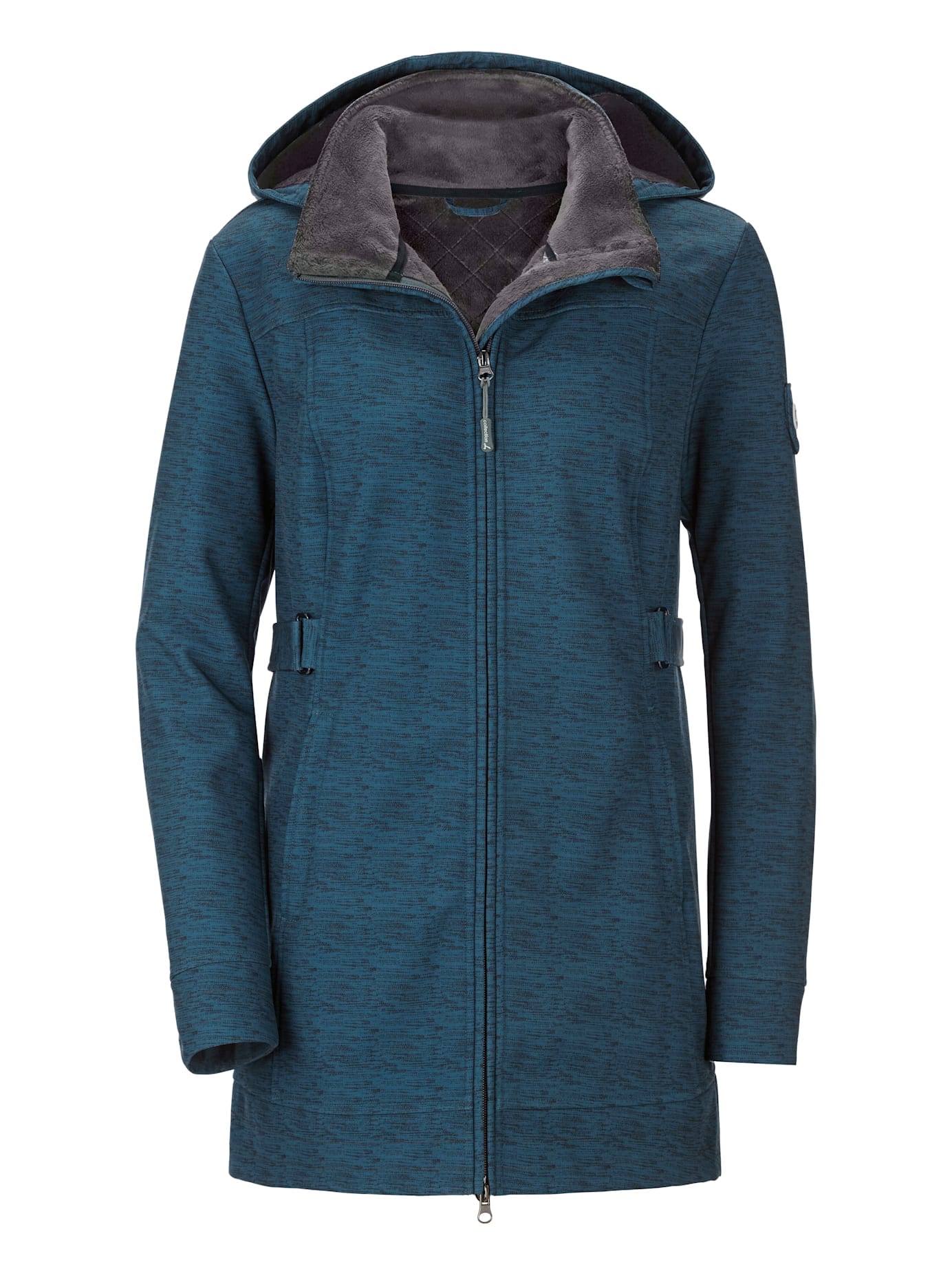 Casual Looks Softshelljacke mit Kapuze