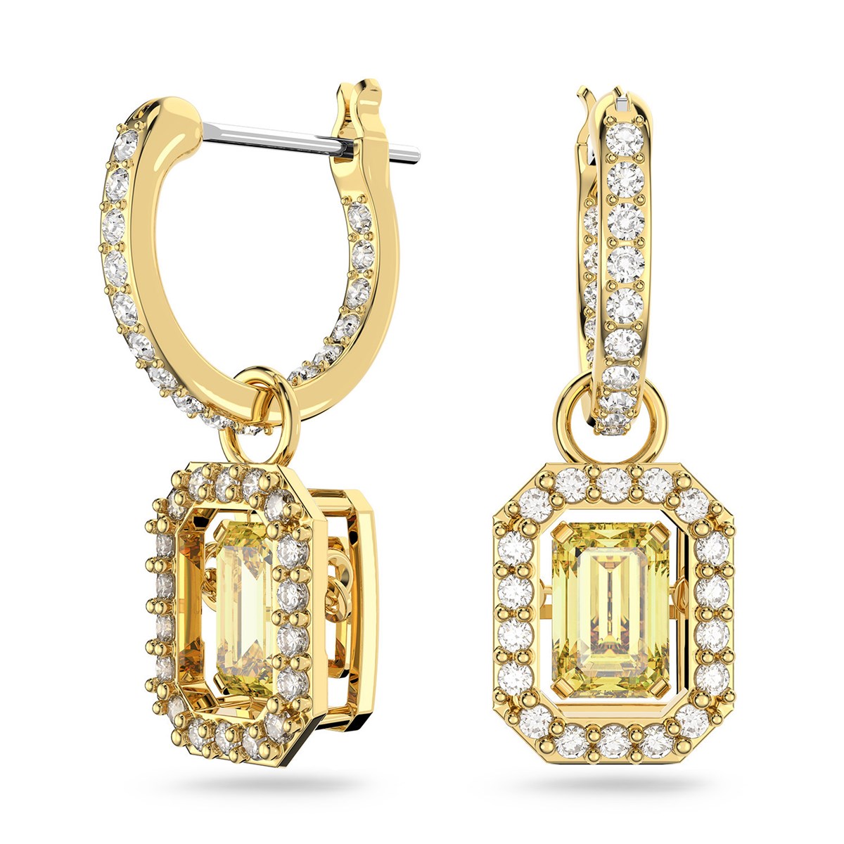Boucles d'oreilles Swarovski Millenia dorées