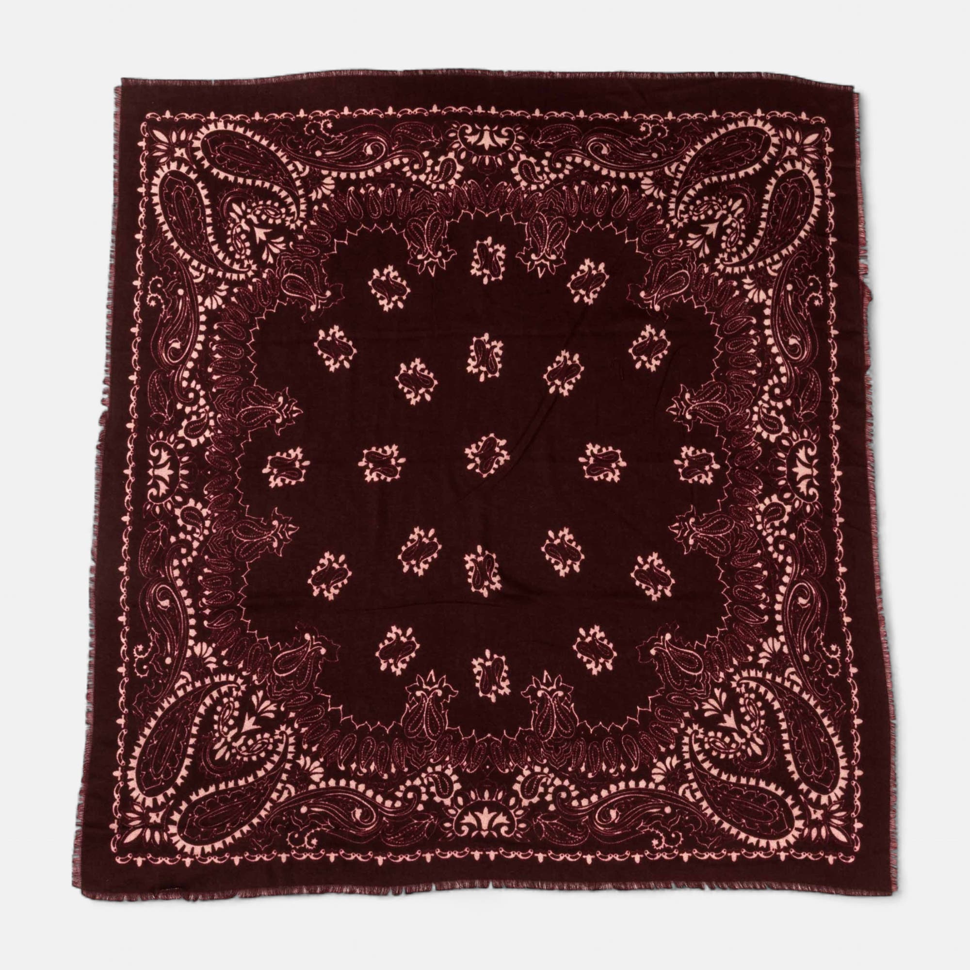 Foulard bordeaux