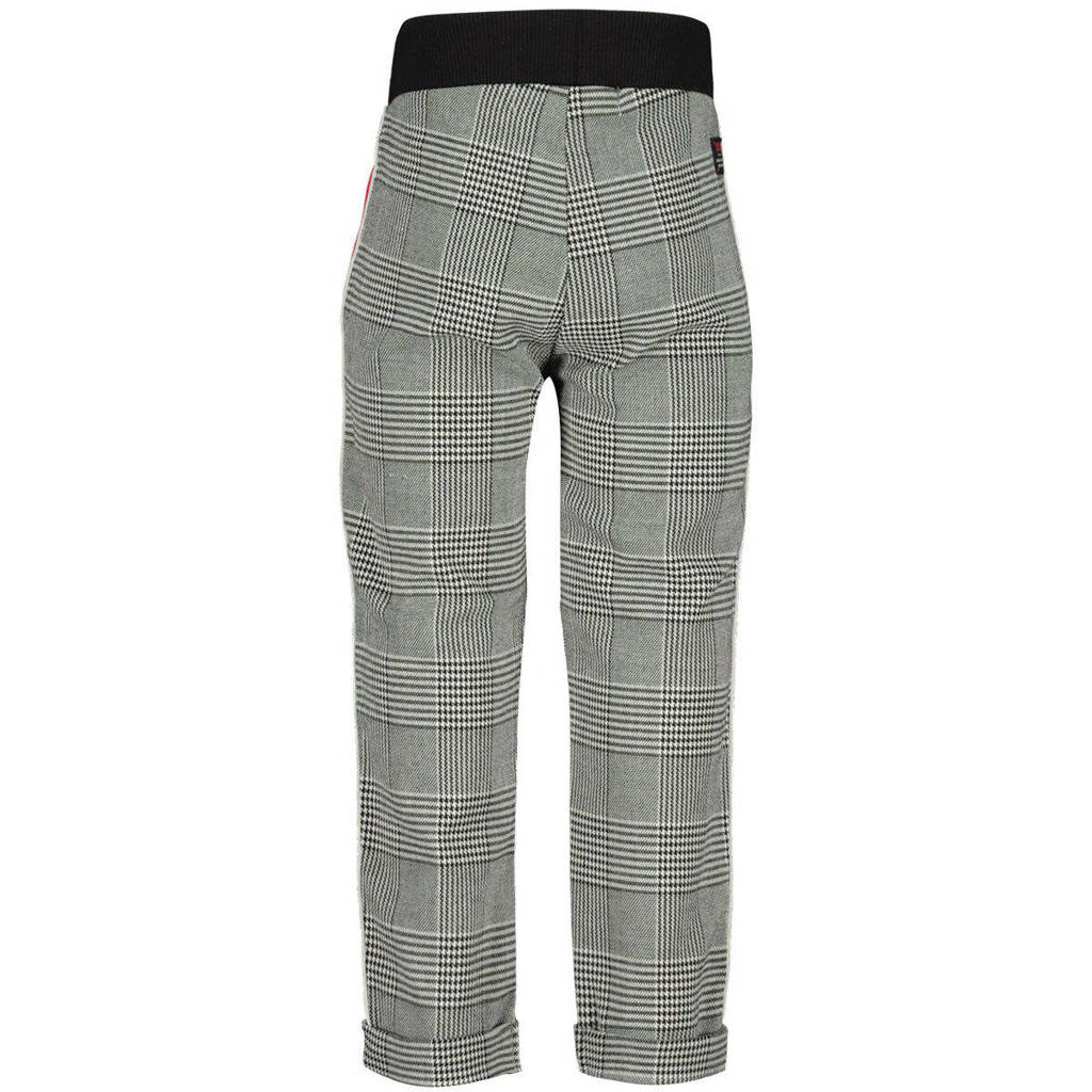 Koko Noko baby geruite broek zwart/wit/rood