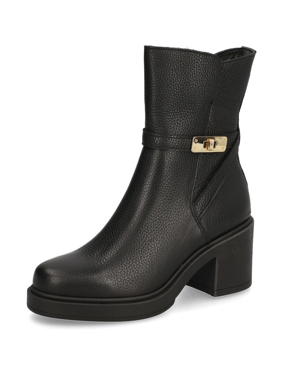 Glattleder Stiefelette