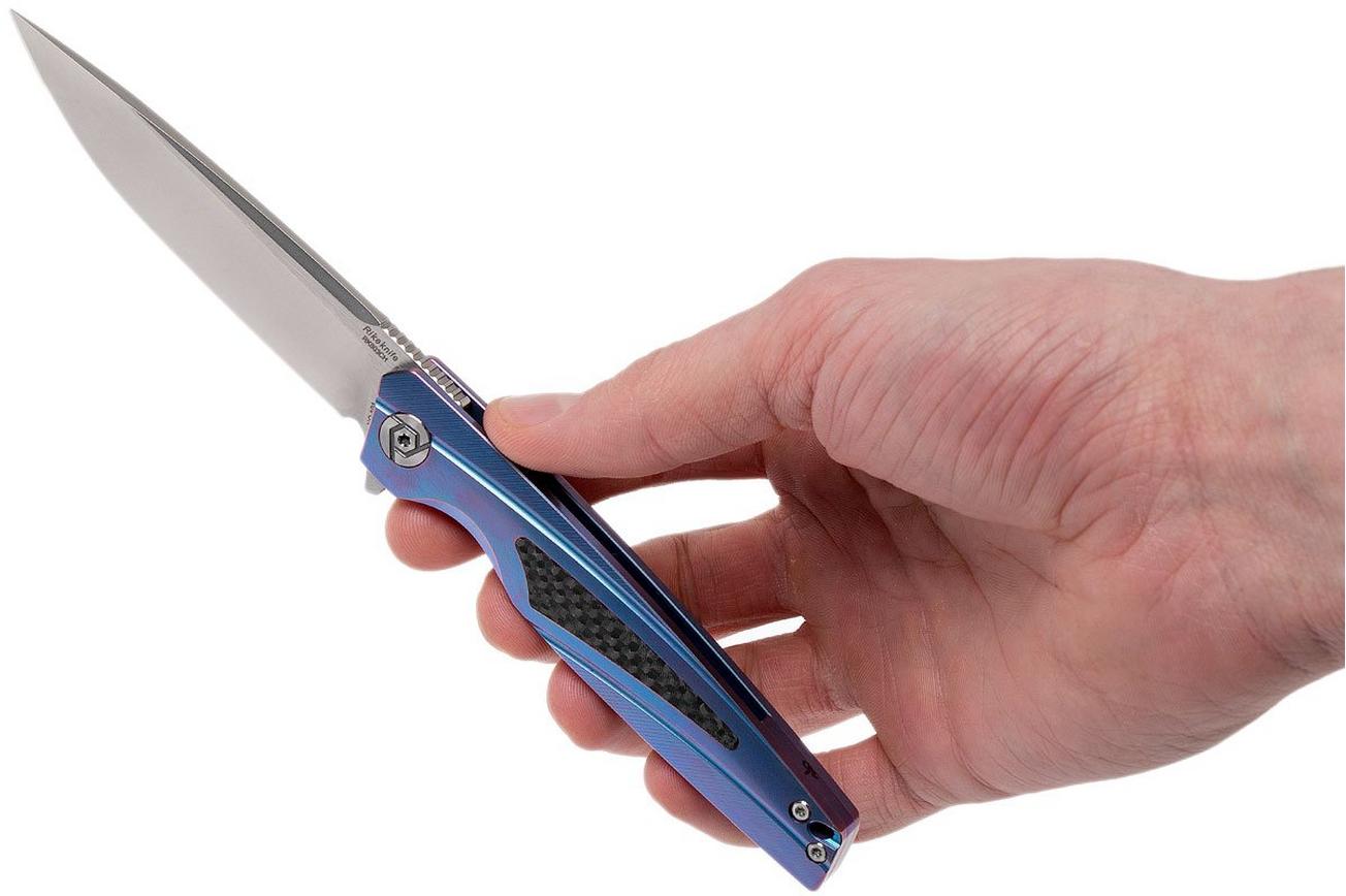 Rike RK803CH-B Blue, Carbonfiber Inlay zakmes