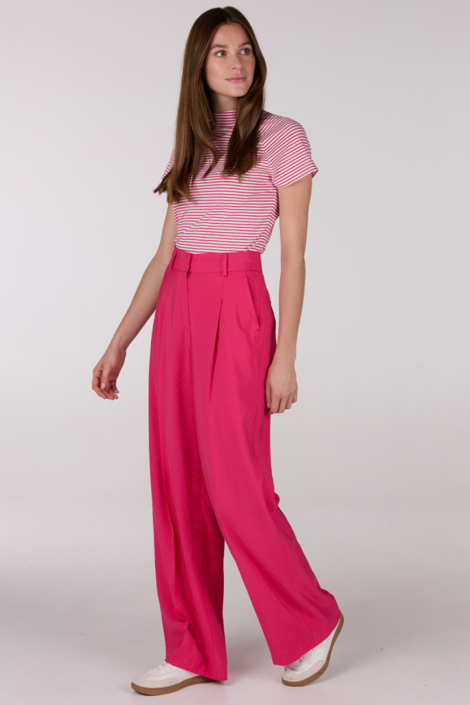 Juffrouw Jansen roze dames t-shirt