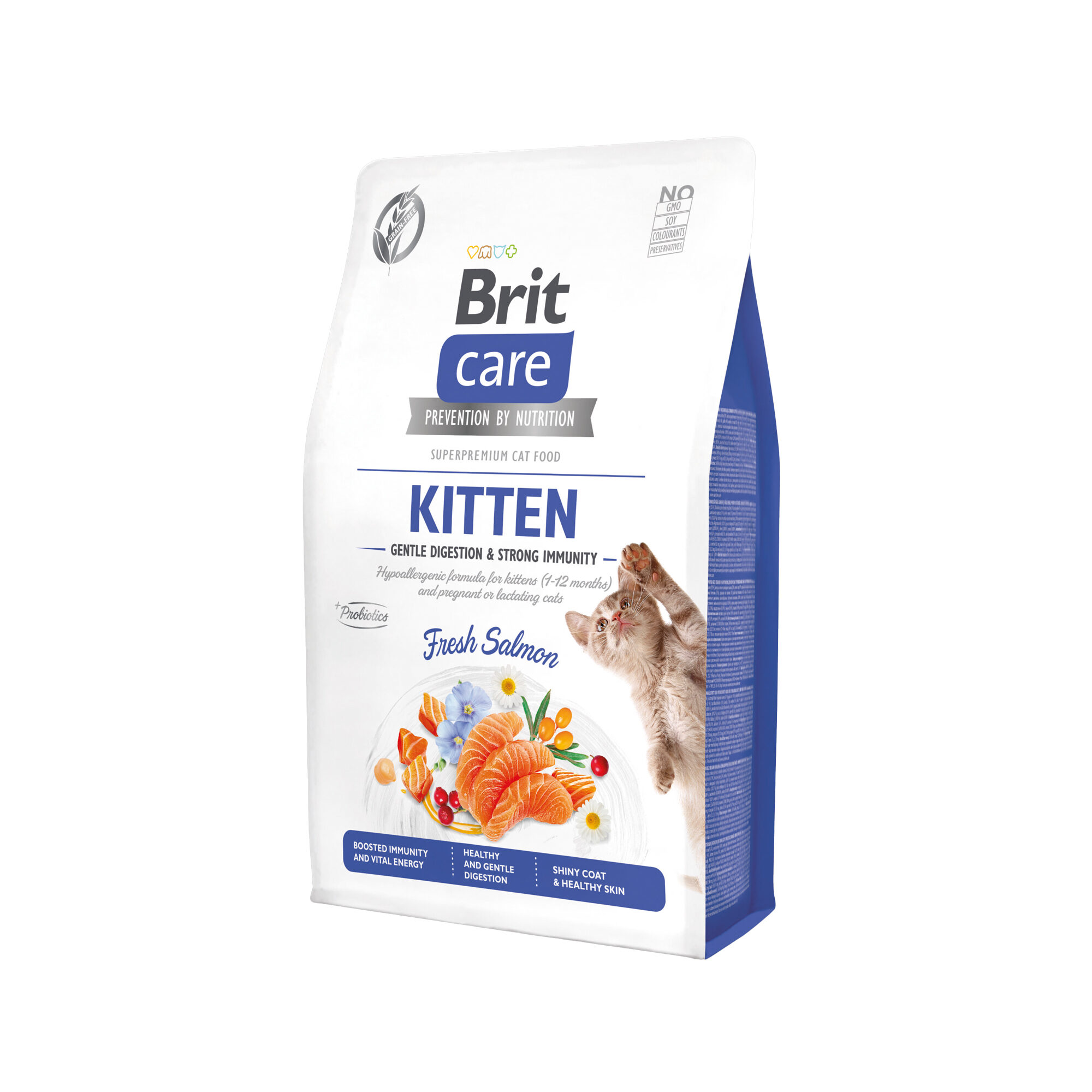 Brit Care Cat - Grain Free Kitten - Gentle Digestion & Strong Immunity