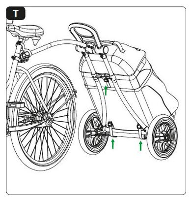 REMORQUE BAGAGERE B-Tourist BLEU / JAUNE FIXATION CADRE BELLELLI 38X27X54 45 LITRES FERMETURES ETANCHES.